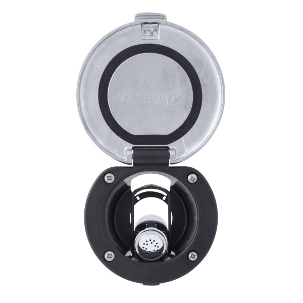 Recessed Shower (316 Stainless Steel Lid)- Hammer-Head Sprayer