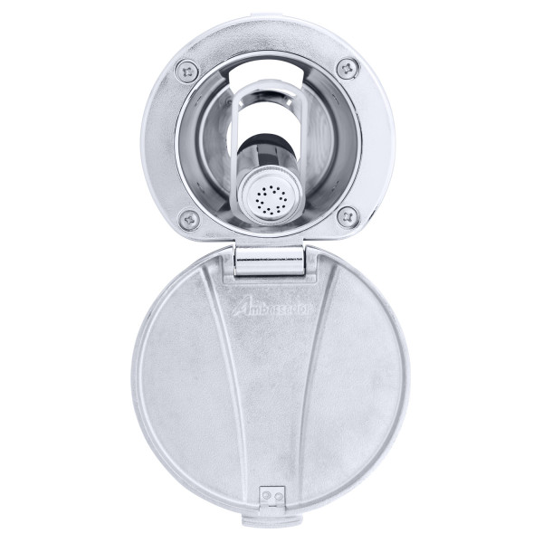 Recessed Shower (316 Stainless Steel Lid)- Hammer-Head Sprayer