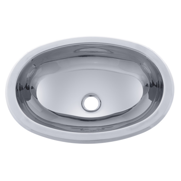 Oval (17" x 12") Stainless Steel Sink