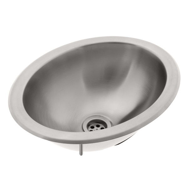 Oval (13 1/4" x 10 1/2") Stainless Steel Sink
