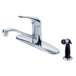 Maxwell- 1 Handle Kitchen Faucet With Sprayer