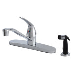 Maxwell SE- 1 Handle Kitchen Faucet With Sprayer