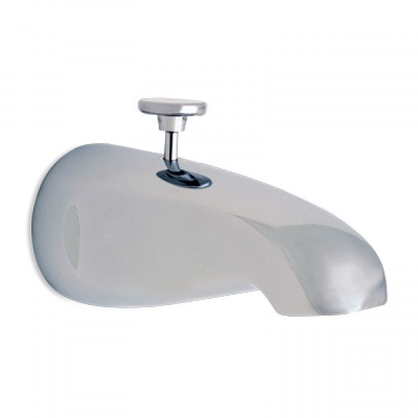 5 1/4" Wall Mount Tub Spout with Diverter