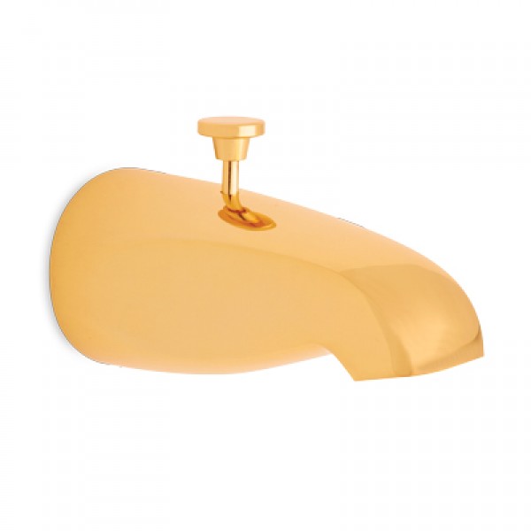 5 1/4" Wall Mount Tub Spout with Diverter